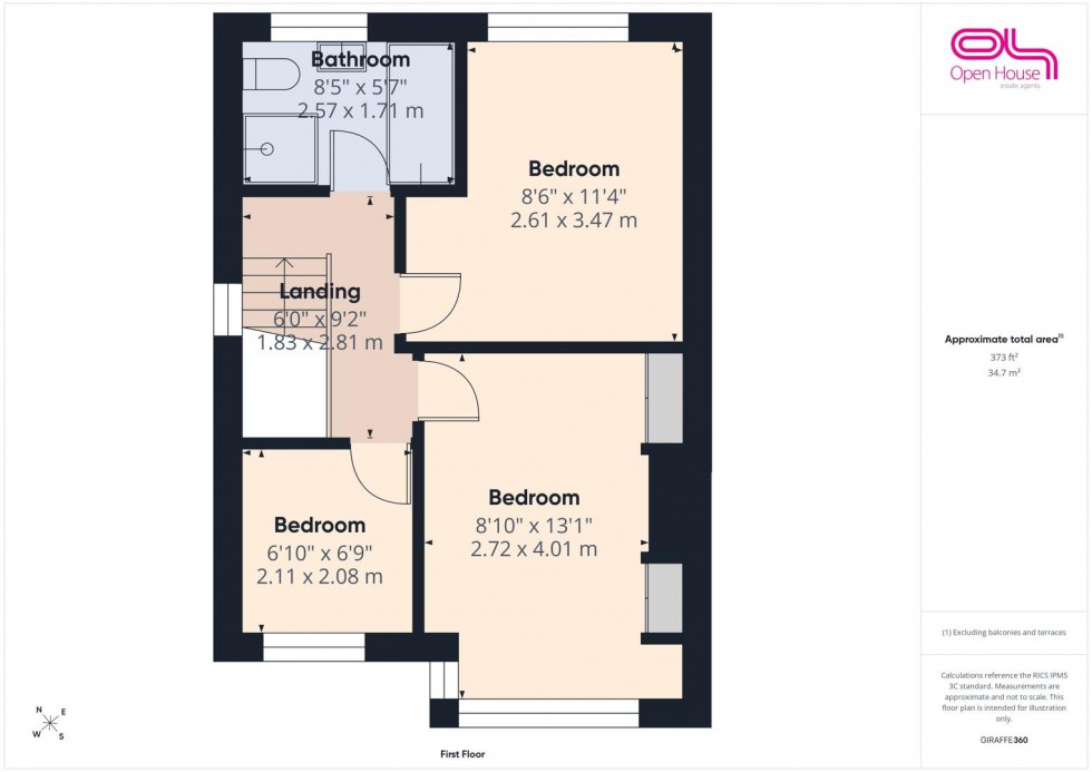Floorplan for Cannock Road, Brocton, Stafford