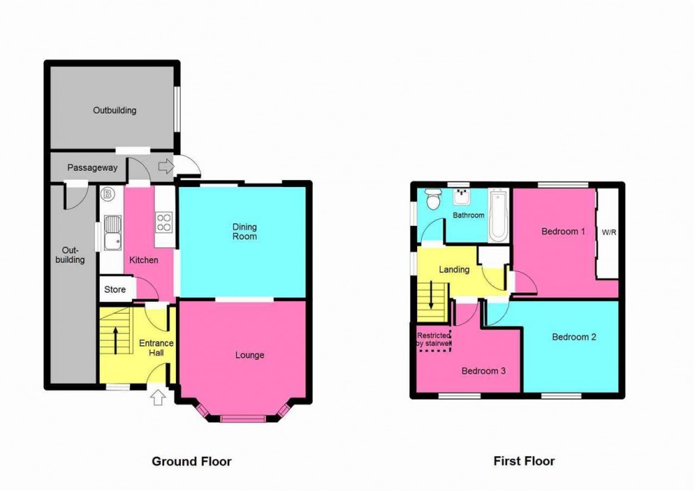 Floorplan for Tennyson Road, Stafford