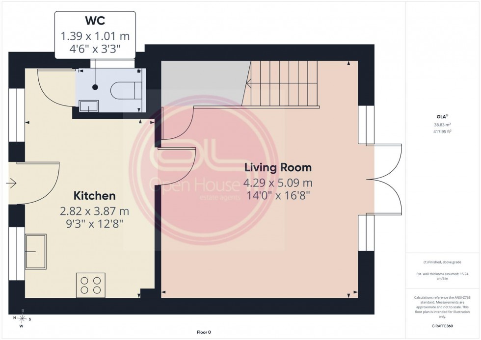 Floorplan for Henhurst Ridge, Burton-On-Trent