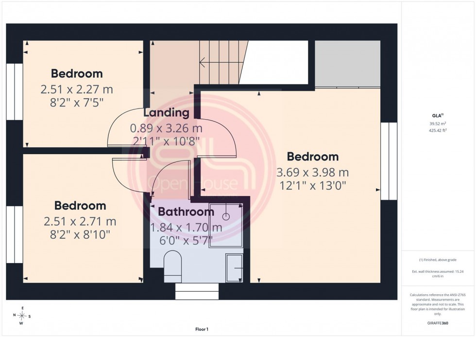 Floorplan for Henhurst Ridge, Burton-On-Trent