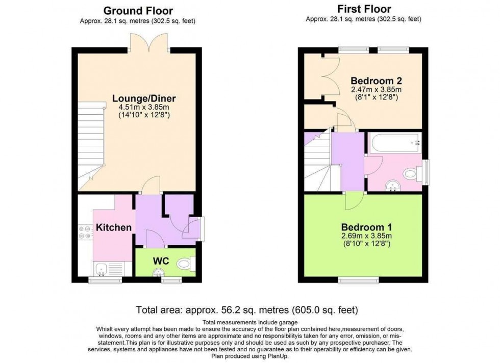 Floorplan for Gundrys House,Chichester Terrace,Horsham