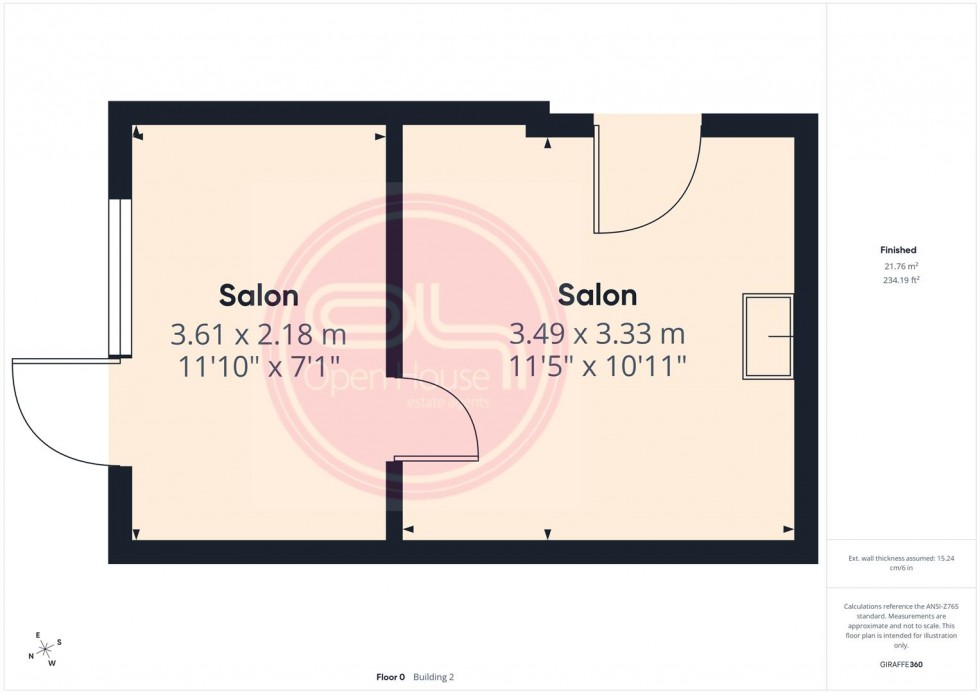 Floorplan for The Grange, Burton-On-Trent