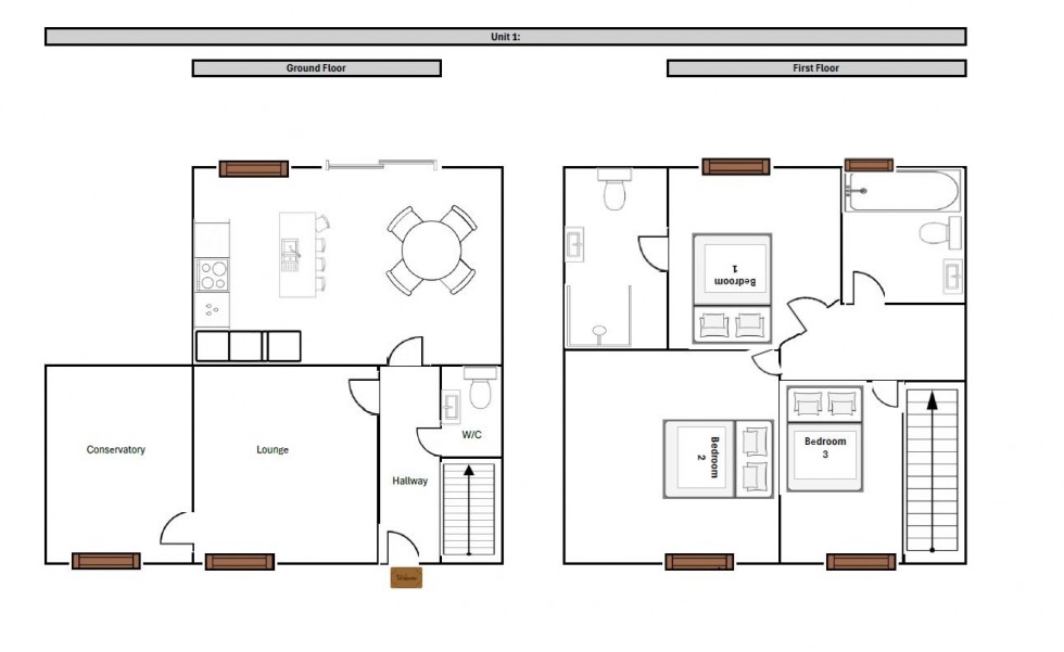 Floorplan for Longridge, Dockroyd View, Oakworth