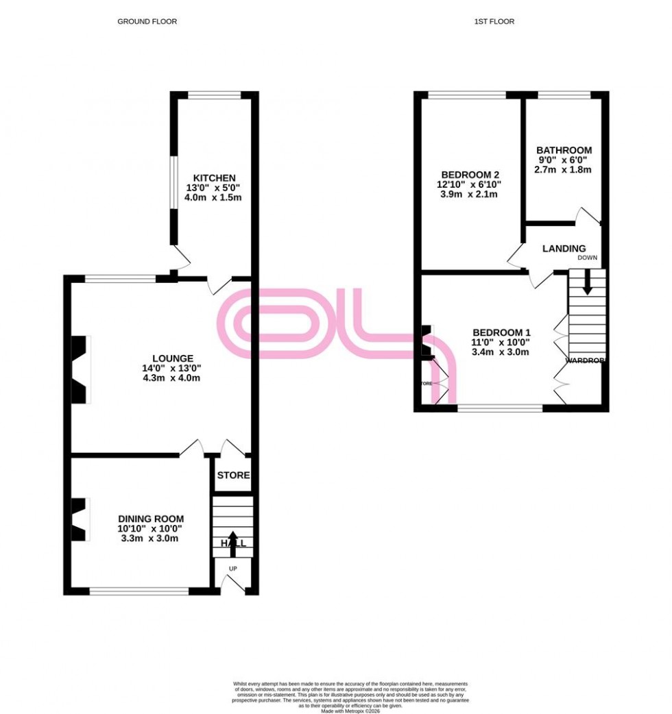 Floorplan for Compeigne Avenue, Riddlesden, Keighley