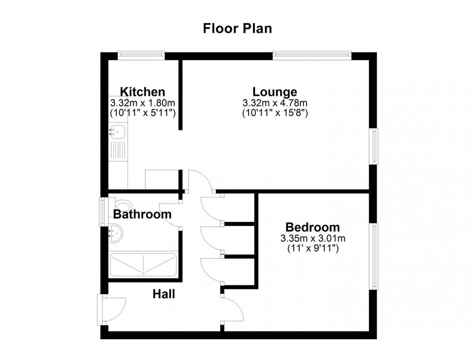 Floorplan for Abbotswood, Yate, Bristol