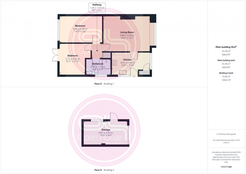 Floorplan for Allison Avenue, Swadlincote