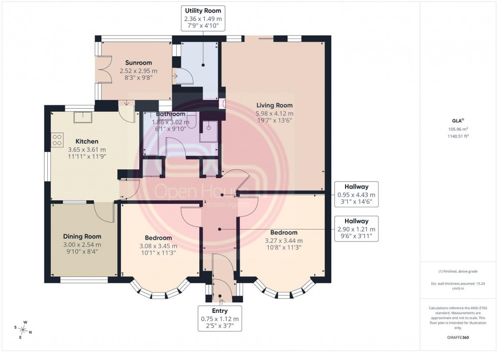 Floorplan for Tutbury Road, Burton-On-Trent
