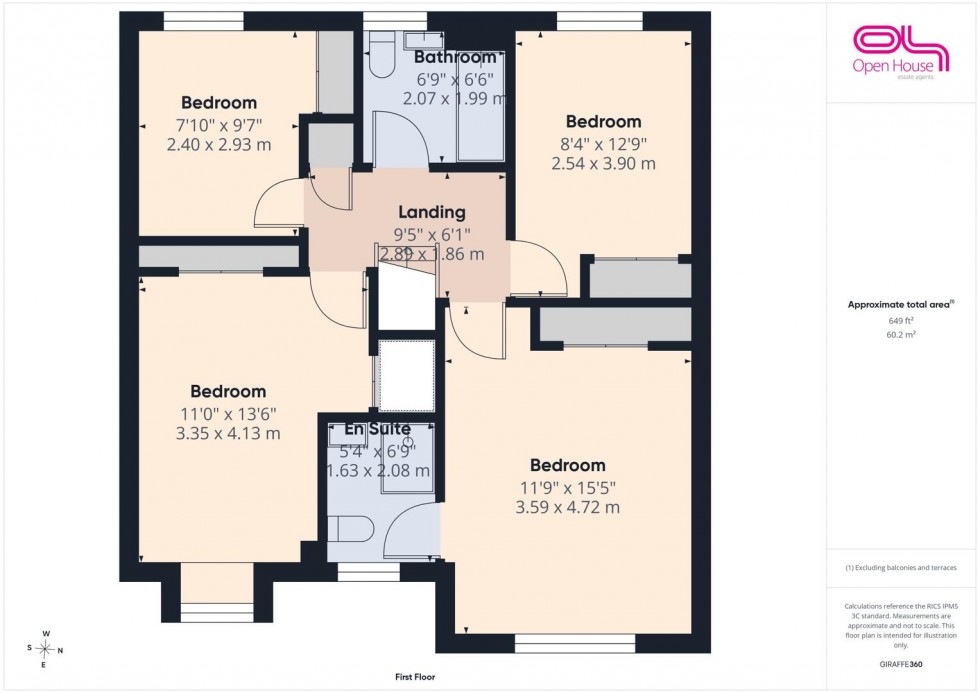 Floorplan for Brisbane Way, Cannock