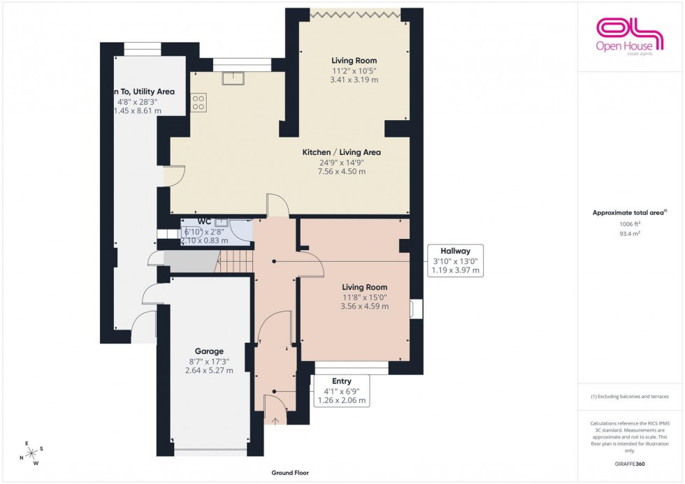 Floorplan for Widecombe Avenue, Stafford