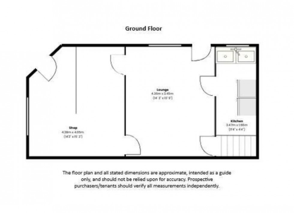 Floorplan for Broad Lane, Bramley, Leeds, LS13