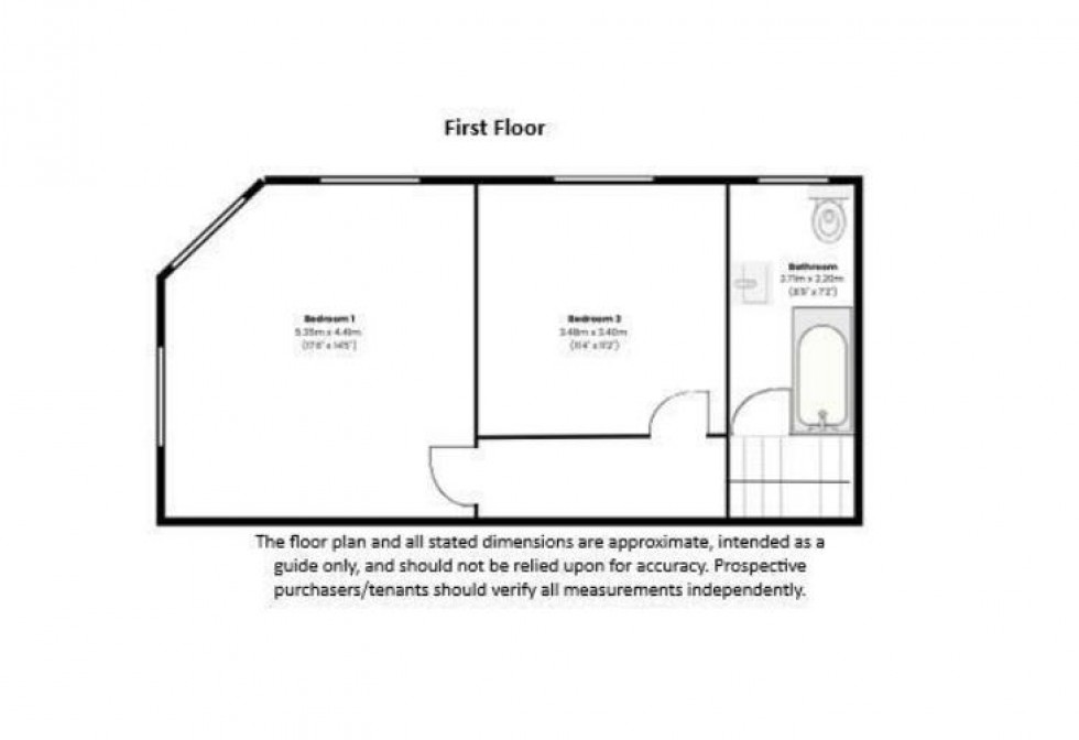 Floorplan for Broad Lane, Bramley, Leeds, LS13