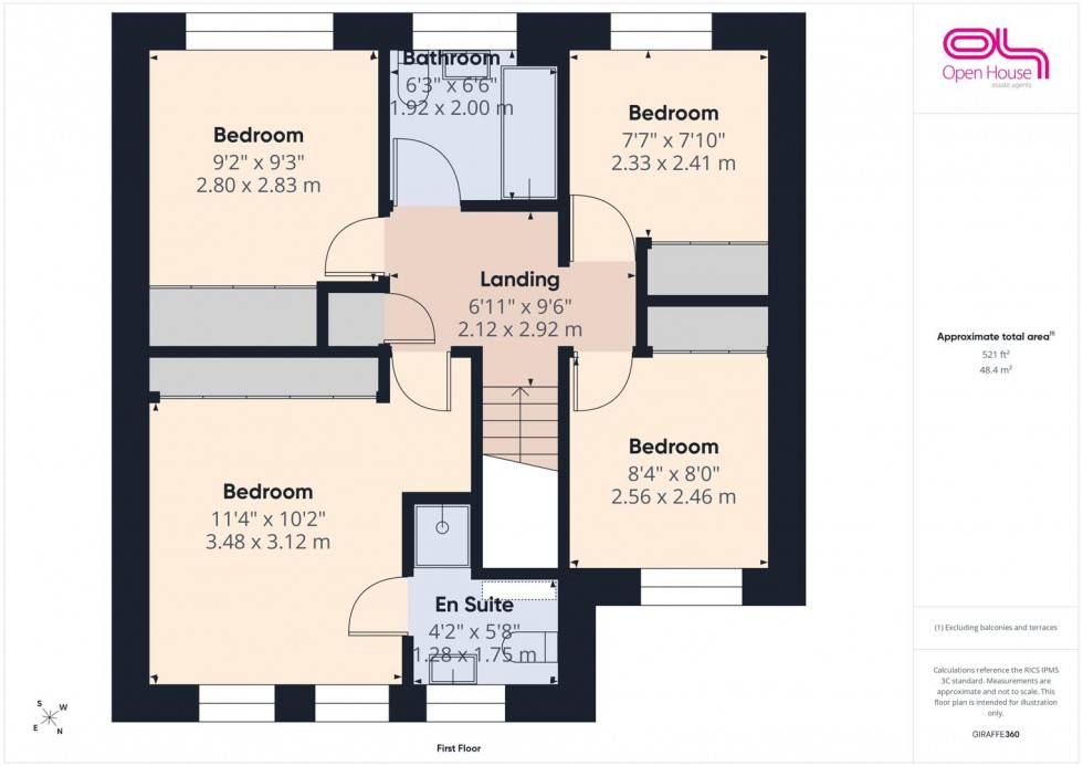 Floorplan for Gunnell Close, Stafford