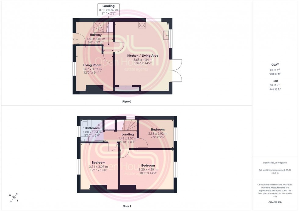 Floorplan for Eldon Street, Burton-On-Trent
