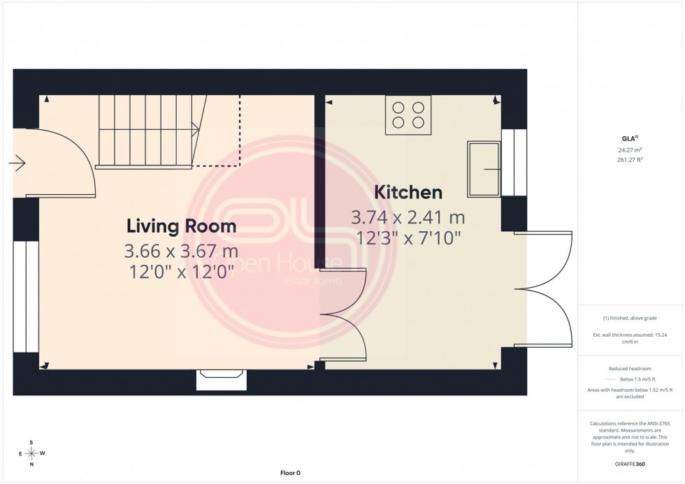 Floorplan for Rosecroft Gardens, Swadlincote