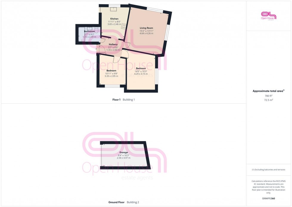 Floorplan for The Esplanade, Telscombe Cliffs, Peacehaven