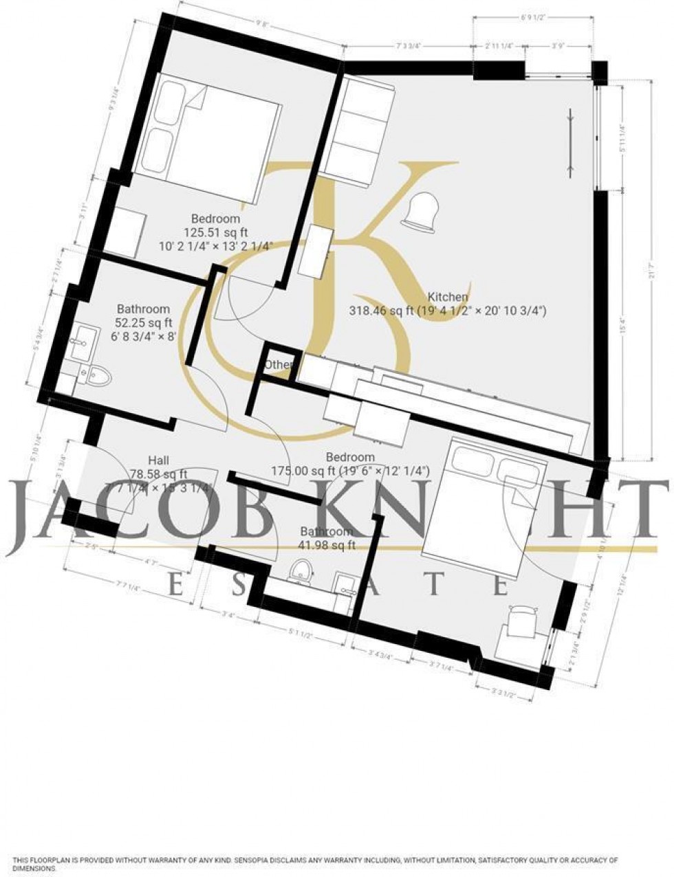 Floorplan for Silvercroft Street, Manchester