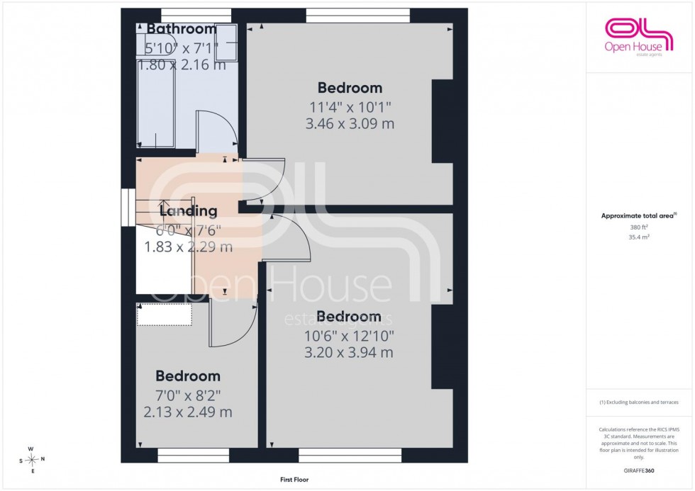 Floorplan for Eastlands Close, Stafford