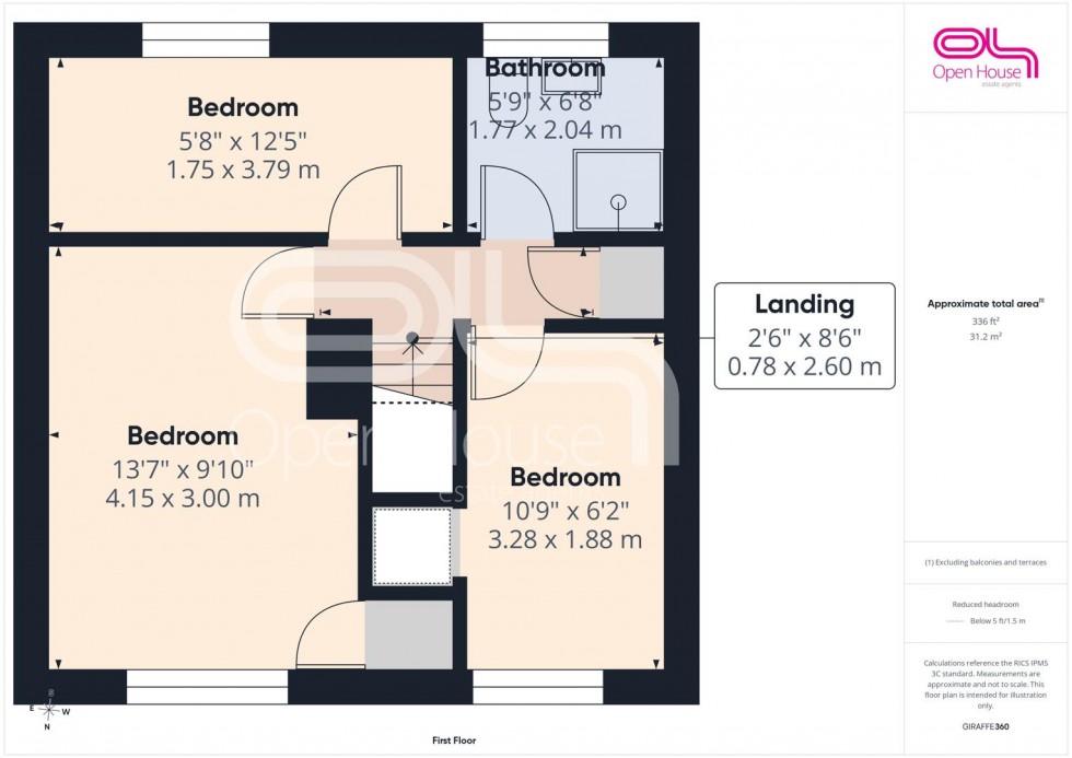 Floorplan for Davey Place, Rugeley