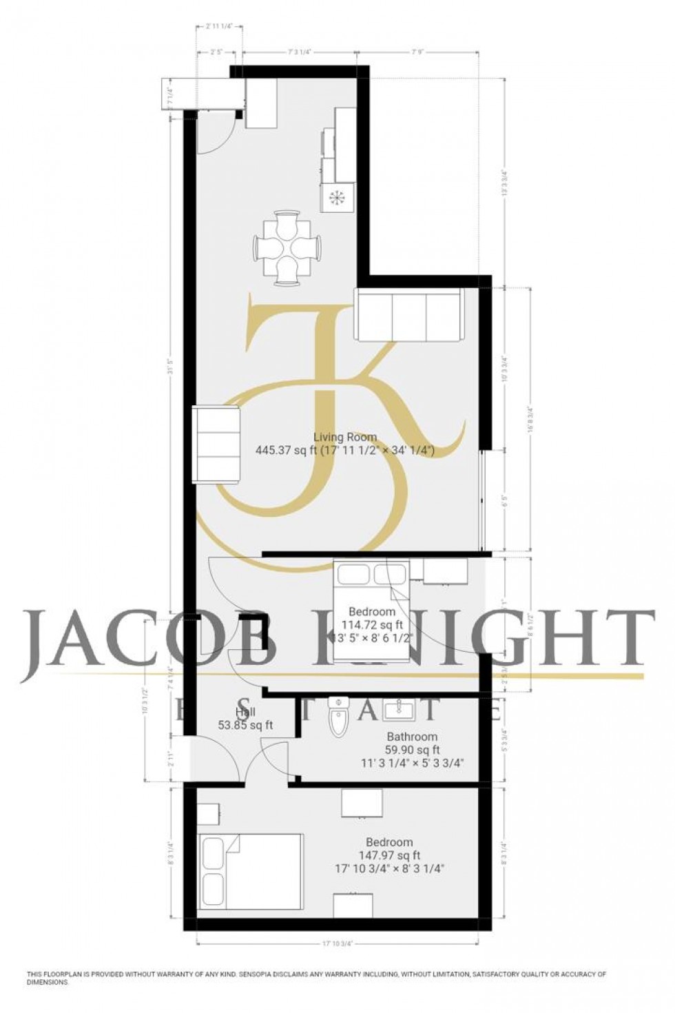 Floorplan for Brindley Road, Manchester