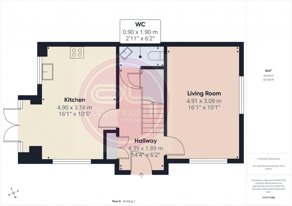 Floorplan for Edinburgh Road, Church Gresley, Swadlincote