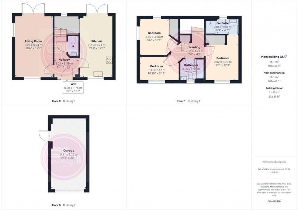 Floorplan for Hewer Drive, Swadlincote