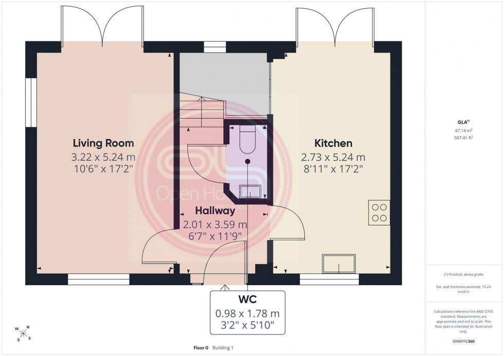Floorplan for Hewer Drive, Swadlincote