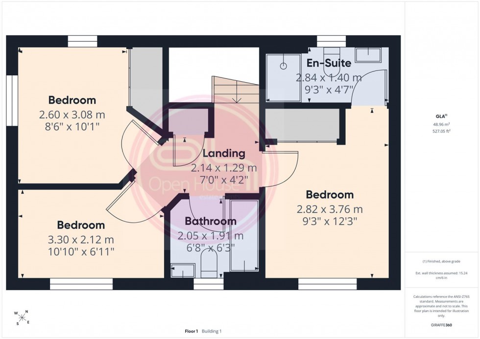 Floorplan for Hewer Drive, Swadlincote