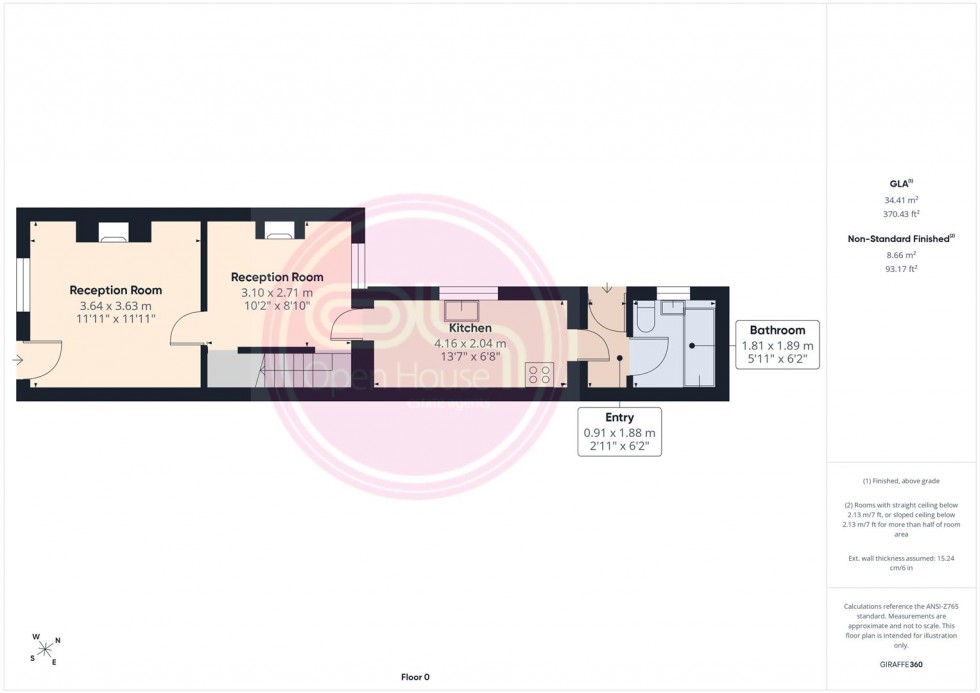 Floorplan for James Street, Burton-On-Trent