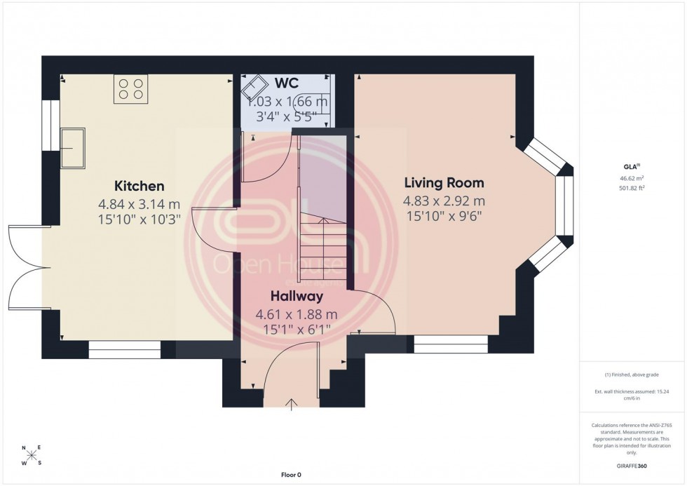 Floorplan for Wainwright Drive, Woodville, Swadlincote