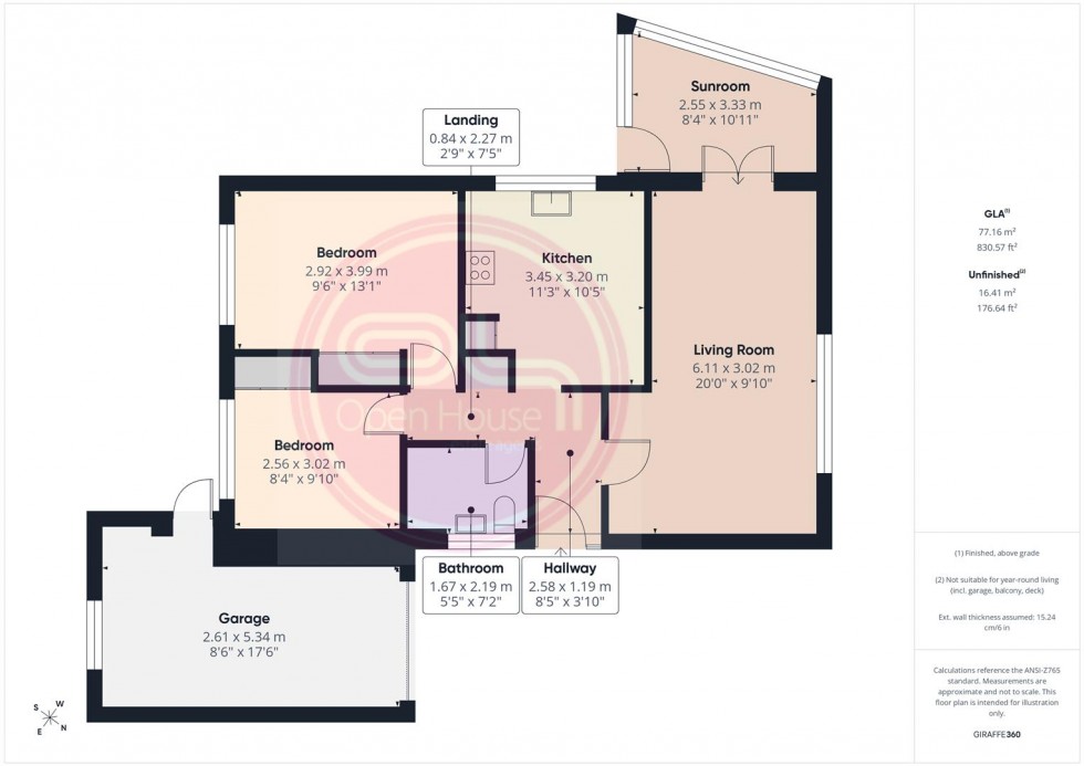 Floorplan for Old Hall Gardens, Church Gresley, Swadlincote