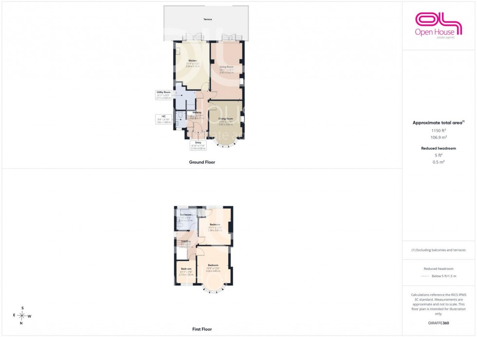 Floorplan for Girton Road, Cannock