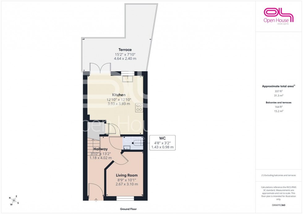 Floorplan for Pioneer Way, Stafford