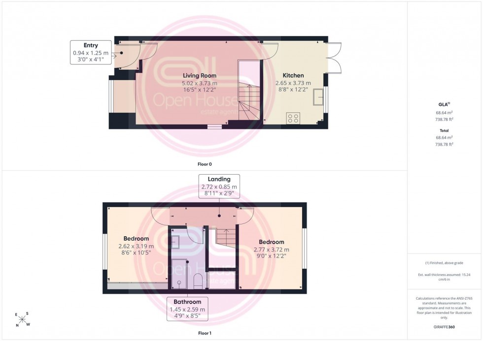 Floorplan for Seymour Avenue, Burton-On-Trent