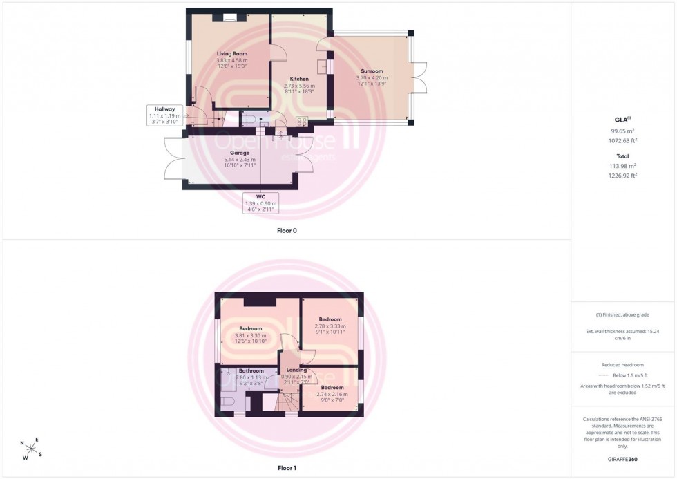 Floorplan for The Crest, Linton, Swadlincote