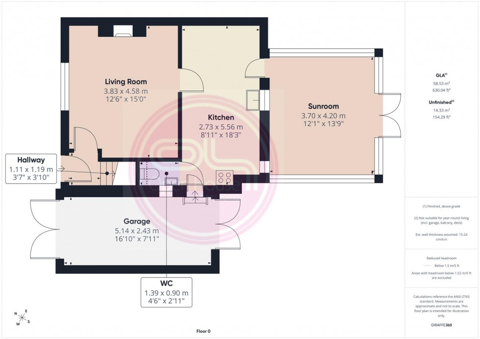 Floorplan for The Crest, Linton, Swadlincote