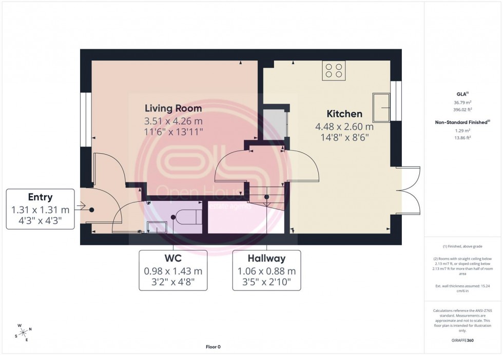Floorplan for Shobnall Road, Burton-On-Trent