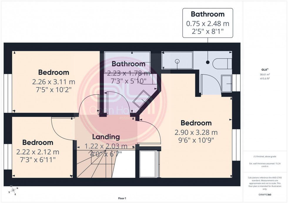 Floorplan for Shobnall Road, Burton-On-Trent