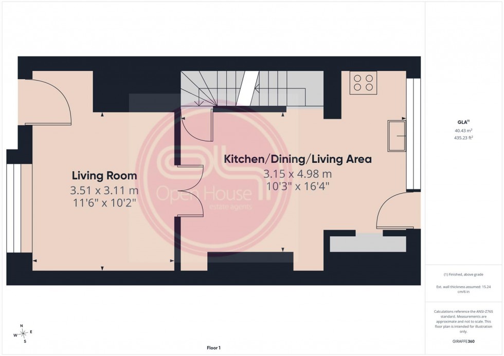 Floorplan for Midland Road, Swadlincote