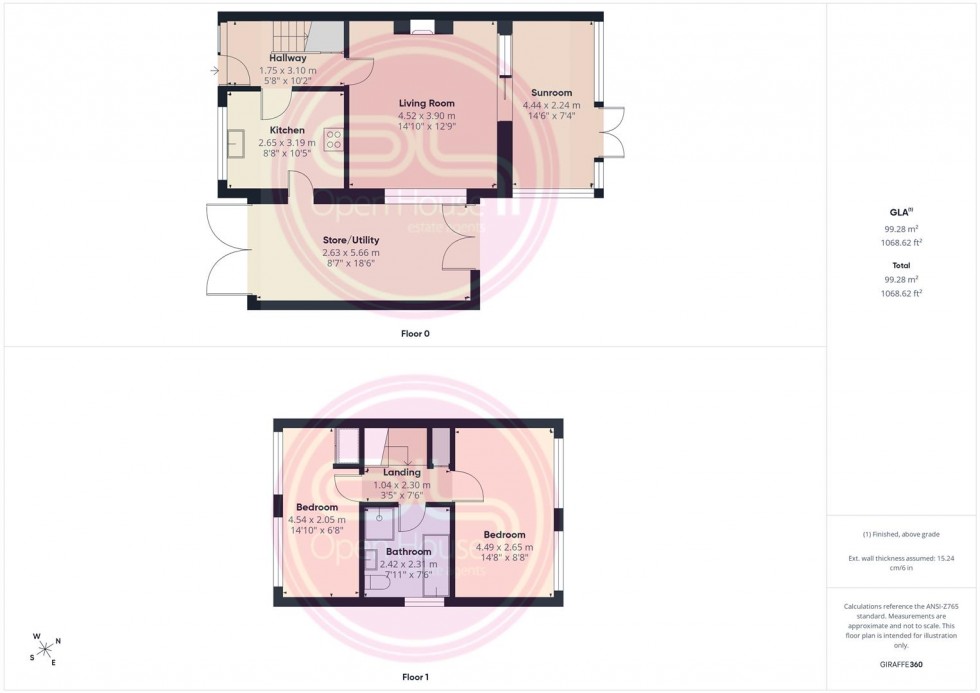 Floorplan for Kings Road, Swadlincote