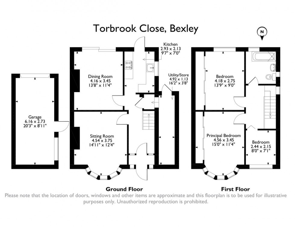 Floorplan for Torbrook Close, Bexley