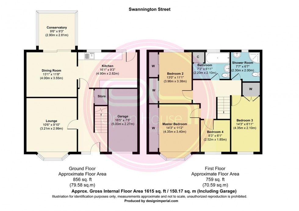 Floorplan for Swannington Street, Burton-Upon-Trent