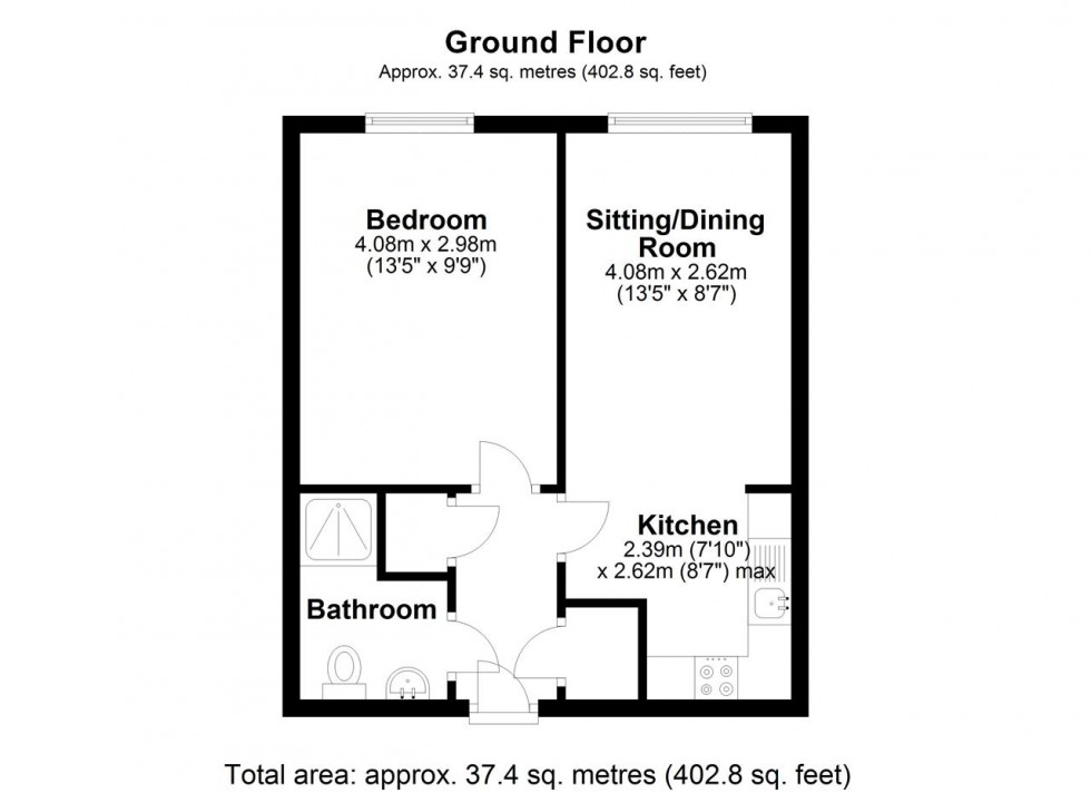 Floorplan for Dutton Court, Warrington, Warrington