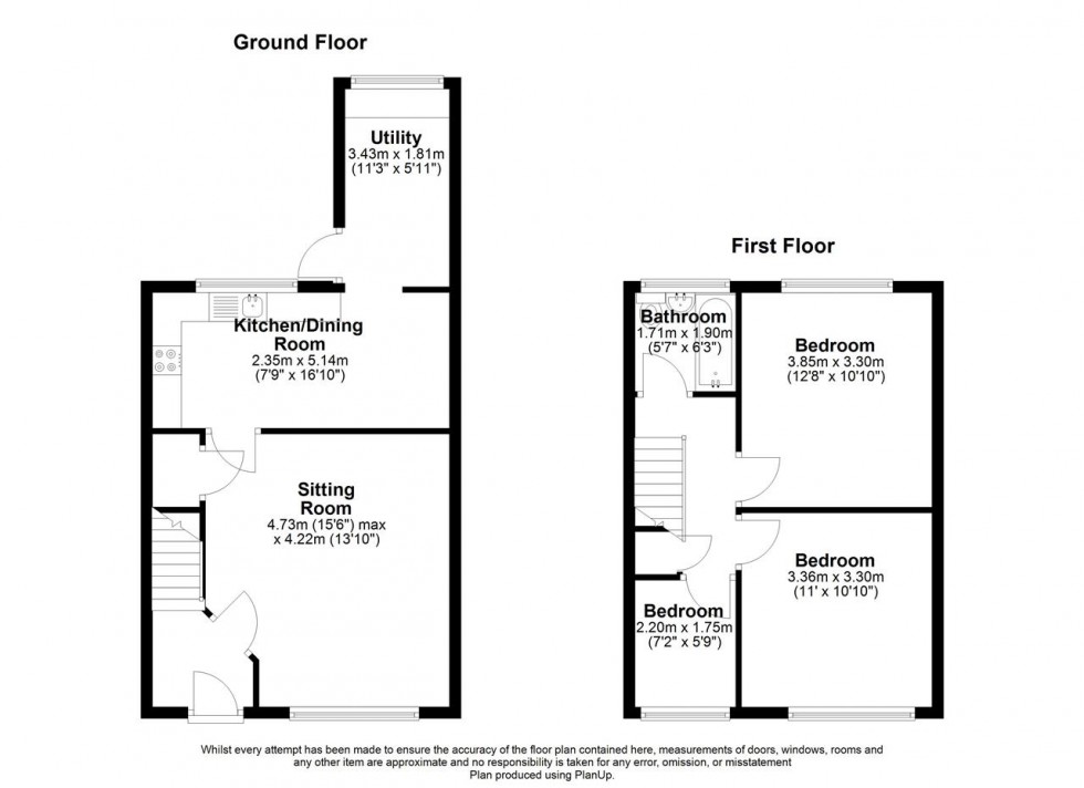 Floorplan for Greenwood Crescent, Warrington, Warrington
