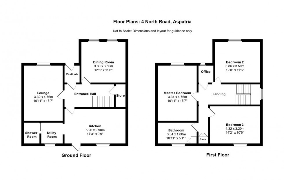 Floorplan for North Road, Aspatria, Wigton
