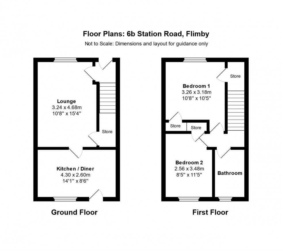 Floorplan for Station Road, Flimby, Maryport