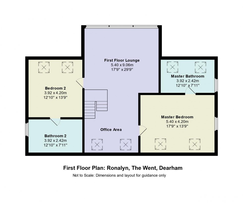 Floorplan for Ronalyn, The Went, Dearham, Maryport