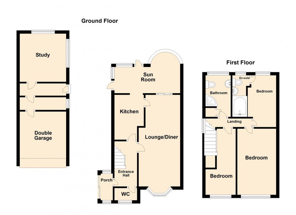 Floorplan for Maplewood, Stafford