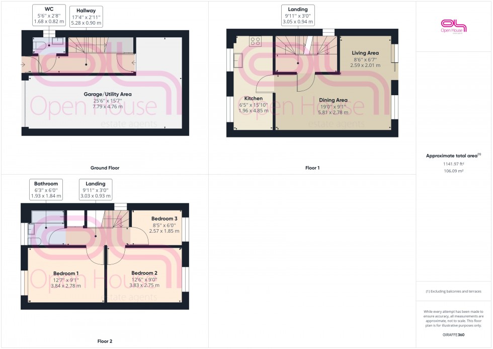 Floorplan for Badgers Close, Newhaven