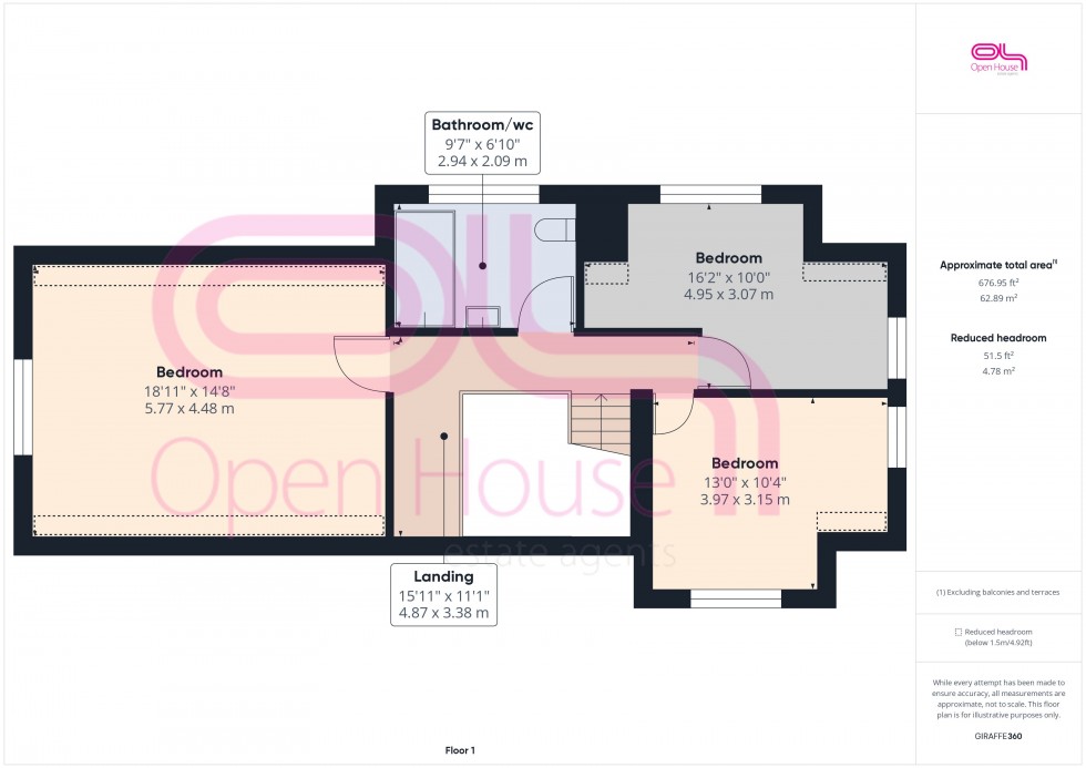 Floorplan for Ambleside Avenue, Telscombe Cliffs, Peacehaven