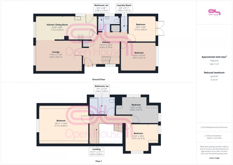 Floorplan for Ambleside Avenue, Telscombe Cliffs, Peacehaven